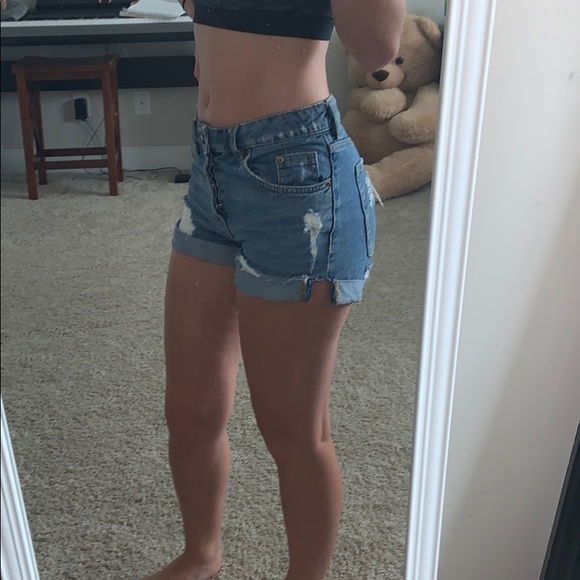 jean shorts - Picture 1 of 3
